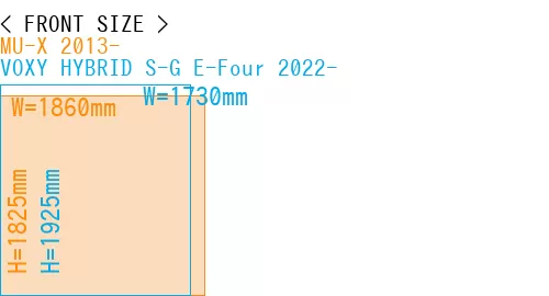 #MU-X 2013- + VOXY HYBRID S-G E-Four 2022-